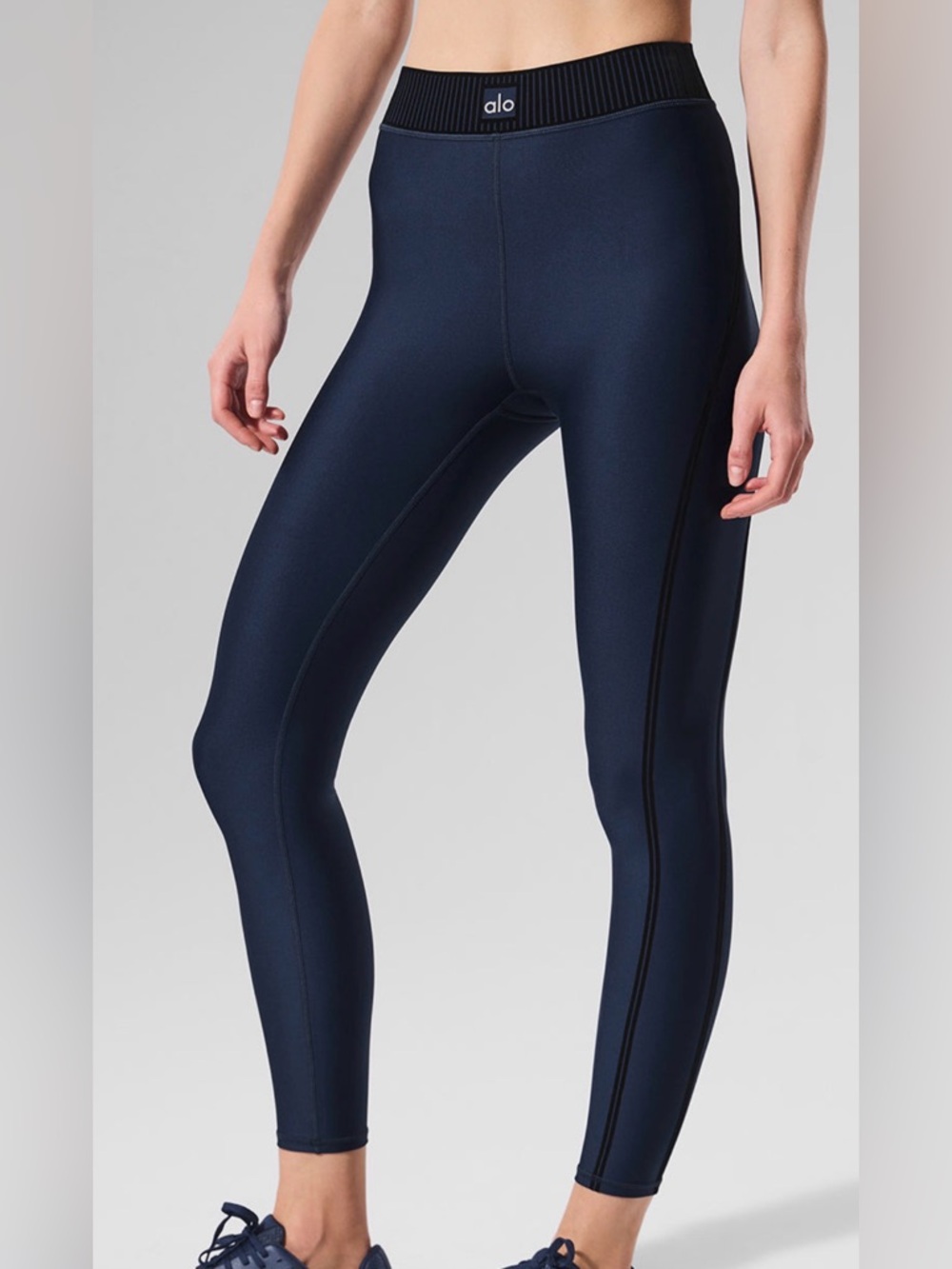 Airlift High-Waist 7/8 Line Up Leggings - Navy